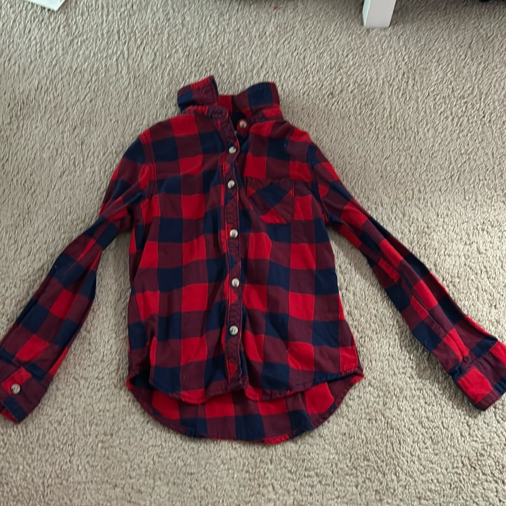 Girls size 7/8 button-down shirt